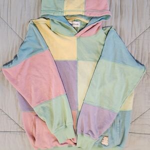 Teddy Fresh Multicolor Patchwork Hoodie
Sz small